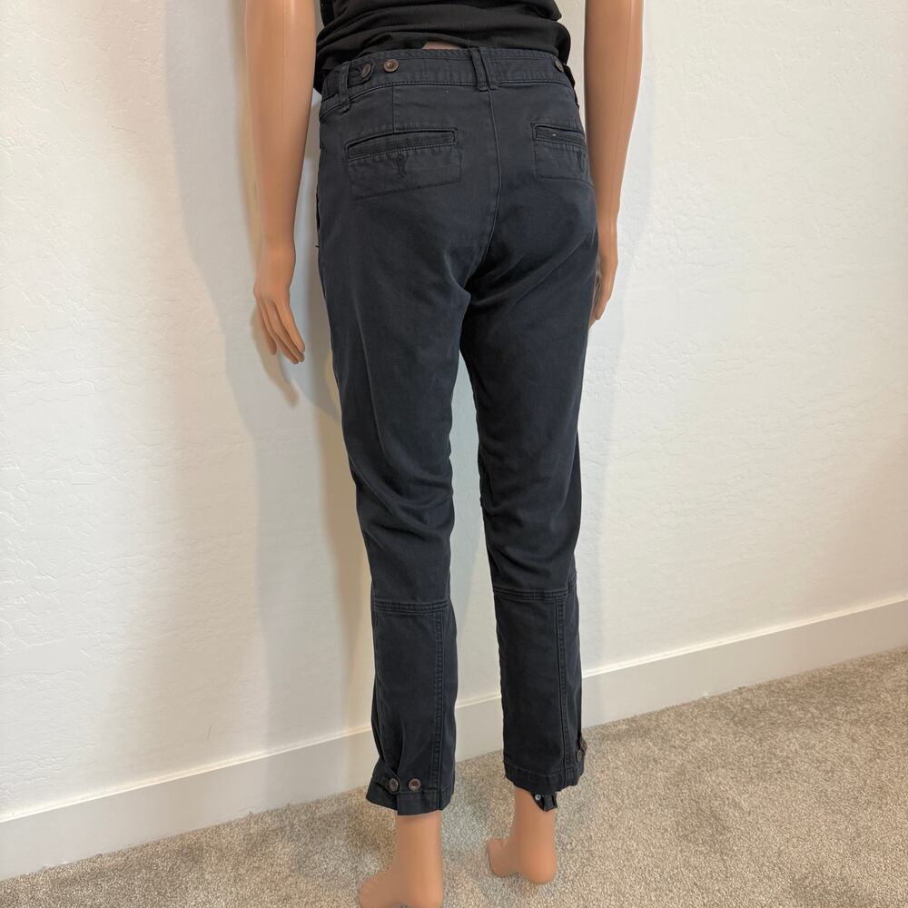 Pilcro and the Letterpress 27 fit / Hyphen chino pant waist and hem tabs P3 2682 - Picture 10 of 12